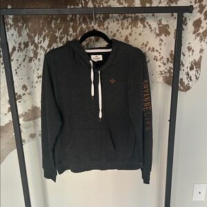 Shyanne Crop Charcoal Hoodie